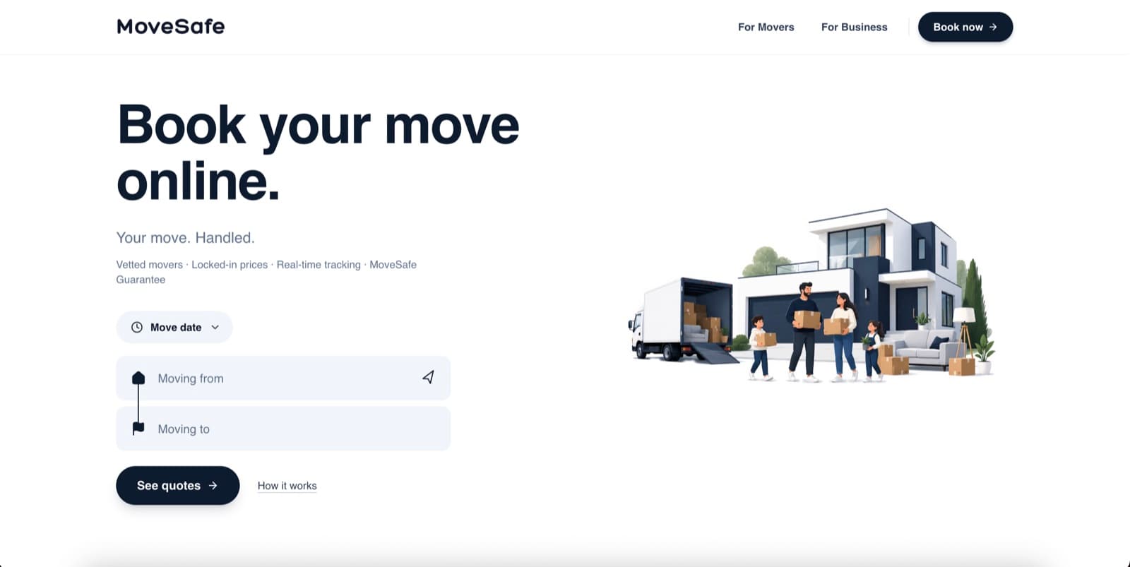 MoveSafe — book your move online